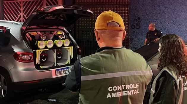 Operação em Santo André dispersa Baile Funk e Apreende Caixas de Som